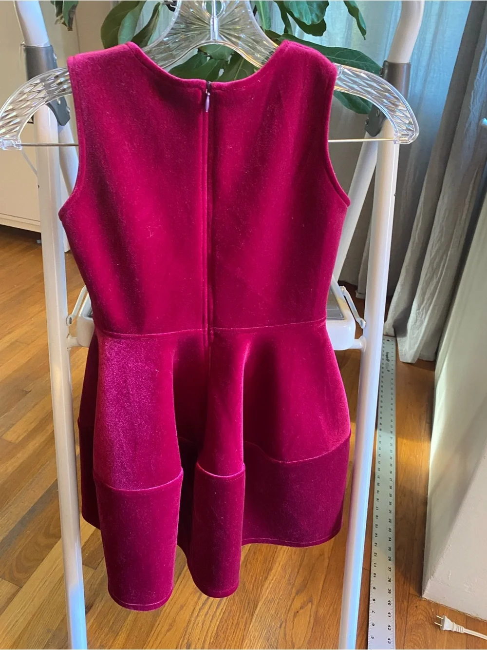 Stilnyashka Girls Pink Velvet Party Dress Size 6-7